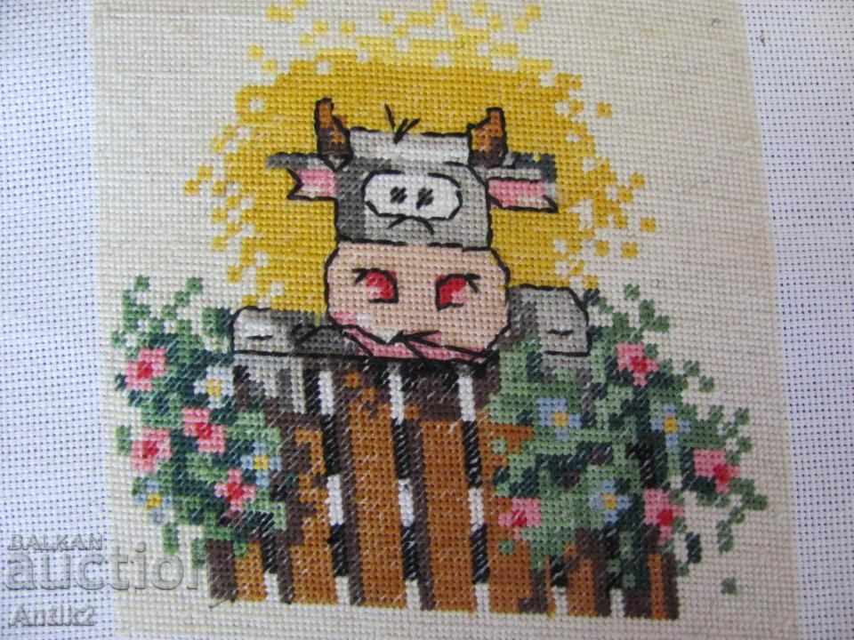 3 Pieces Hand Sewn Tapestries - 5