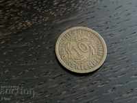 Райх монета - Германия - 10 пфенига | 1924г.; серия Е