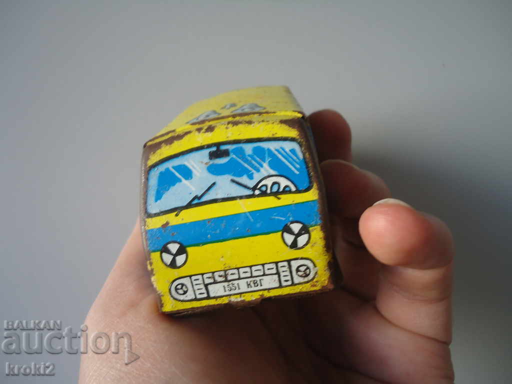 Old sheet metal toy cart Bulgarian MILITIA with price 20.00 BGN | € 10.23 Old sheet metal toy cart Bulgarian MILITIA with price 20.00 BGN | € 10.23