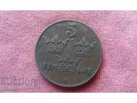 5 öre 1931 Sweden - Gustaf V - RARE!