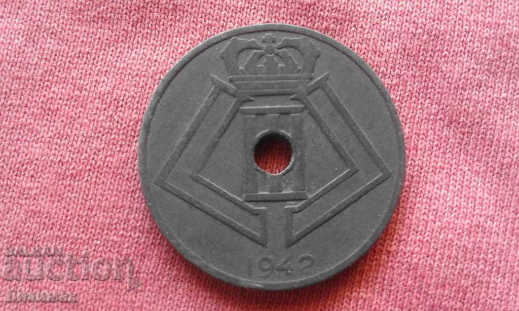 25 centimes 1942 Belgium - Zinc with price € 1.00 | 1.96 BGN 25 centimes 1942 Belgium - Zinc with price € 1.00 | 1.96 BGN