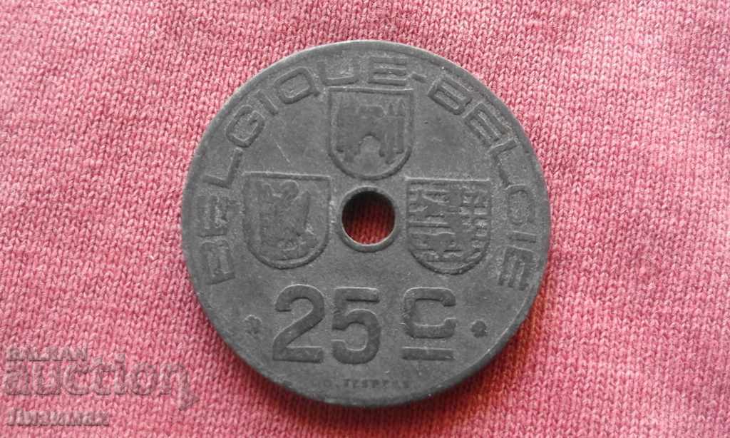 25 cm 1942 Belgia - zinc