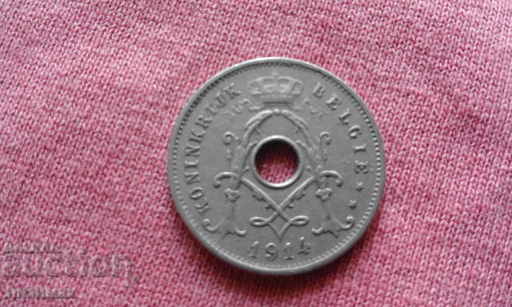 5 λεπτά 1914 Βέλγιο - Ολλανδικό κείμενο με τιμή € 1.00 | 1.96 BGN