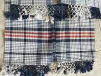 Двойна селска кърпа месал с ръчна дантела