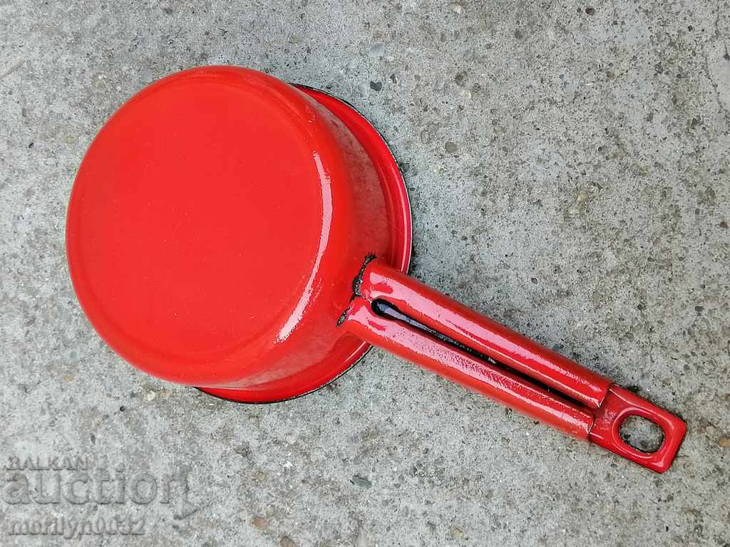 Old small enameled frying pan SOC period with price 29.00 BGN | € 14.83