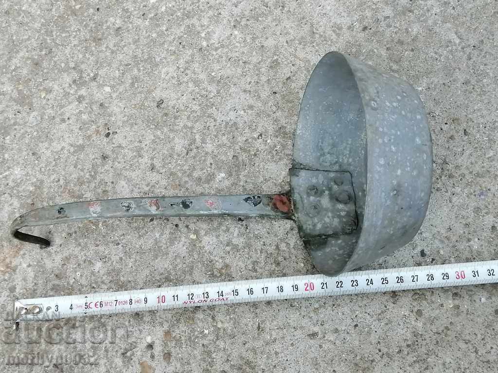 Παλιά χάλκινη κουτάλα, τηγάνι, χαλκός, χάλκινο δοχείο, λάκκος - 6 Παλιά χάλκινη κουτάλα, τηγάνι, χαλκός, χάλκινο δοχείο, λάκκος - 6