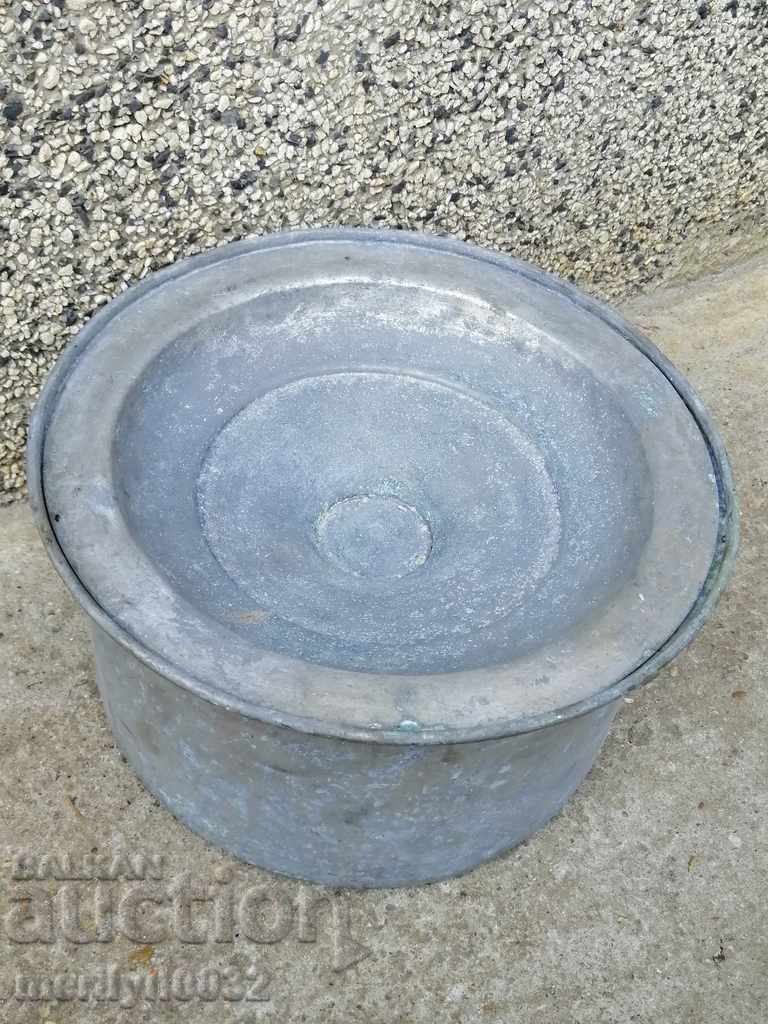 Auction  Old copper pot, copper, copper vessel