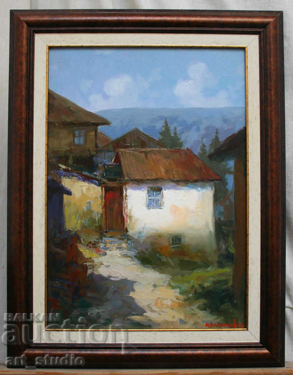 Old Turnovo - oil paints