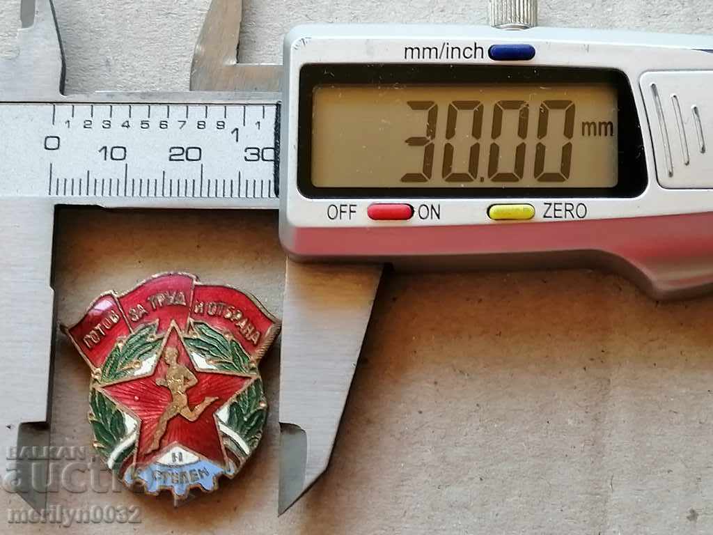 Breastplate Ready for Labor and Defense Medal Badge - 5 Breastplate Ready for Labor and Defense Medal Badge - 5