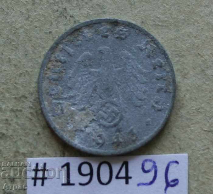 1 pfenig 1943 Germania svastica cu preț € 0.26 | 0.51 BGN