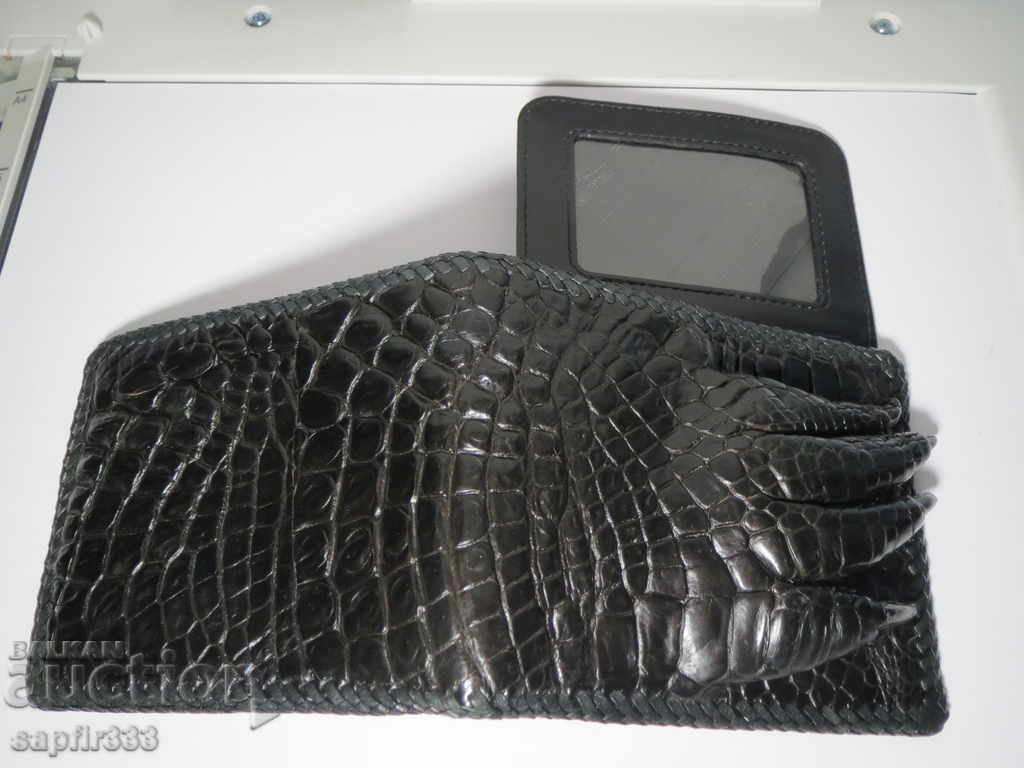 UNIQUE LUCOSE PORTFEL OF CROCODILE LEATHER - 7 UNIQUE LUCOSE PORTFEL OF CROCODILE LEATHER - 7