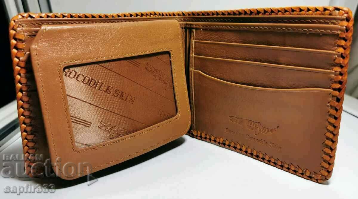 Portofoliul de lux unic din piele de crocodil - 6