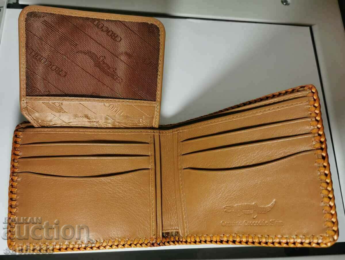 Portofoliul de lux unic din piele de crocodil - 7