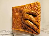 Portofoliul de lux unic din piele de crocodil