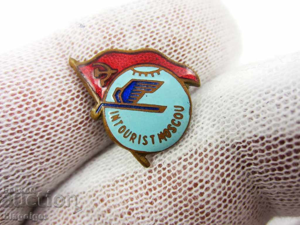 Delivery of OLD SOVIET BADGE-USSR-INTOURIST MOSCOW-INTOURIST-EMAIL Delivery of OLD SOVIET BADGE-USSR-INTOURIST MOSCOW-INTOURIST-EMAIL