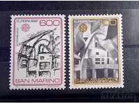 San Marino 1987 Europe CEPT Buildings 18 € MNH