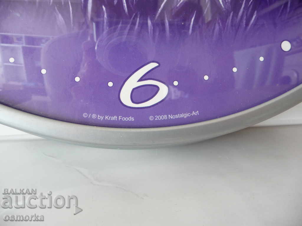 Delivery of Milka wall clock rare Milka promotional 2008 Delivery of Milka wall clock rare Milka promotional 2008