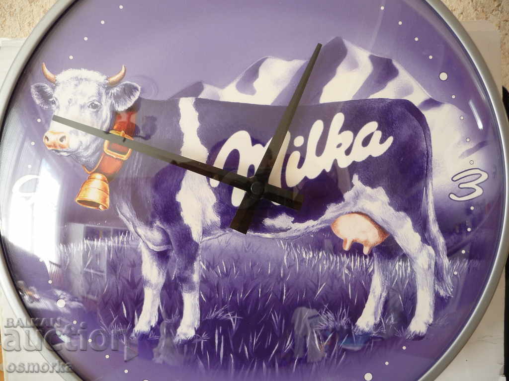 Milka wall clock rare Milka promotional 2008 - 5 Milka wall clock rare Milka promotional 2008 - 5