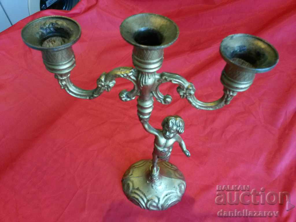 Beautiful Baroque Candlestick Boy Threesome with price 65.00 BGN | € 33.23 Beautiful Baroque Candlestick Boy Threesome with price 65.00 BGN | € 33.23