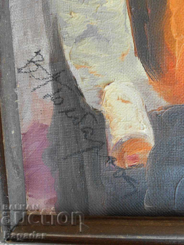 Auction Old signed picture Auction Old signed picture