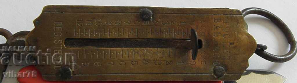 Auction  Old Pocket Scale Number 2