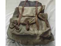 a large military backpack
