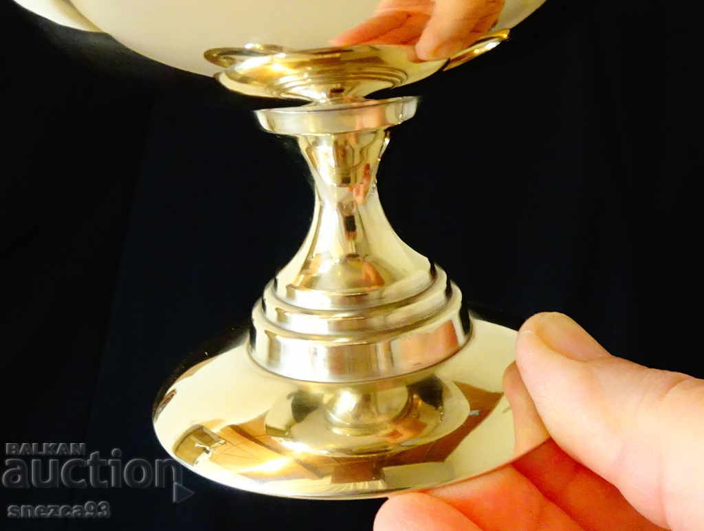 English bronze wine and champagne goblets - 6 English bronze wine and champagne goblets - 6