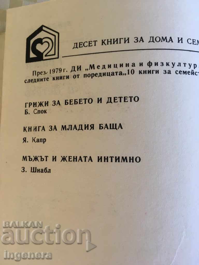 Auction  BOOK BENJAMIN SPOCK TAKES CARE OF THE BABY AND CHILD