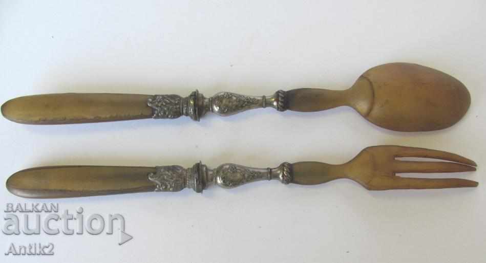 30s Art Deco Serving Set - 7