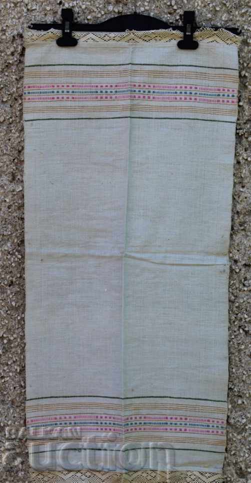 . OLD WOVEN TOWEL MESAL LACE
