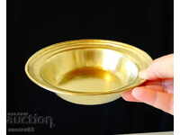 Farfurie din bronz, bombonieră, vas din bronz 340 gr