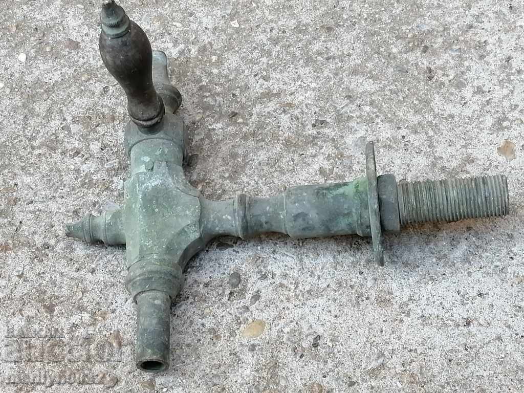 Old bronze beer barrel tap - 6