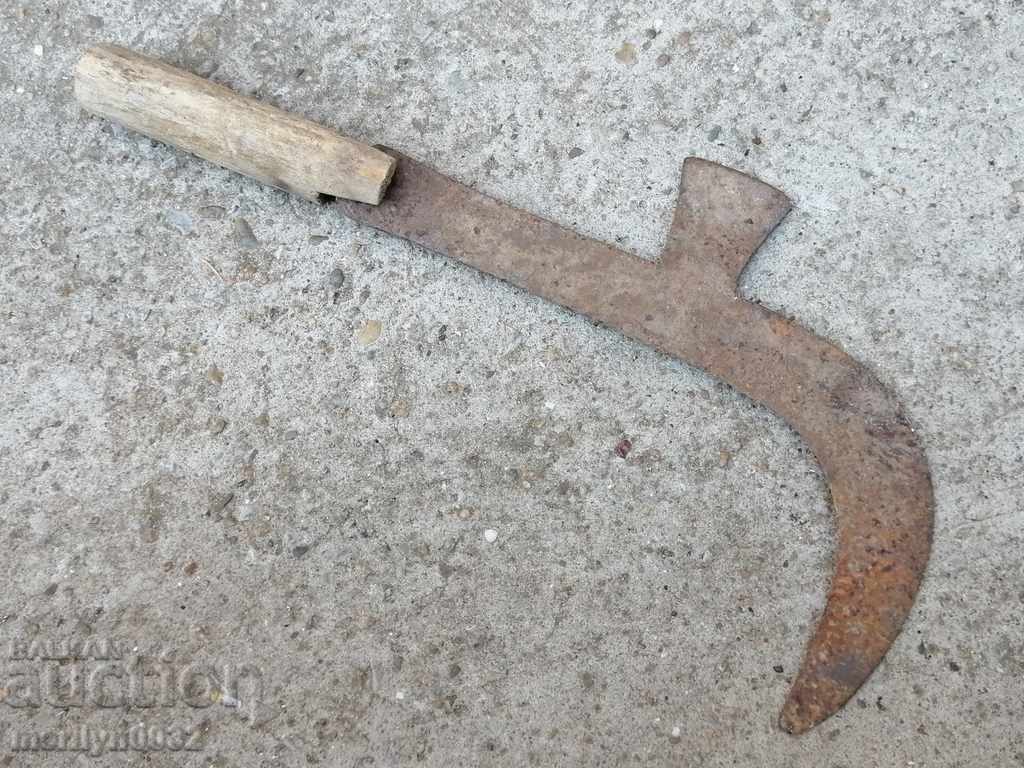 Old blade, tool, hand-forged scythe, cleaver, machete - 6 Old blade, tool, hand-forged scythe, cleaver, machete - 6