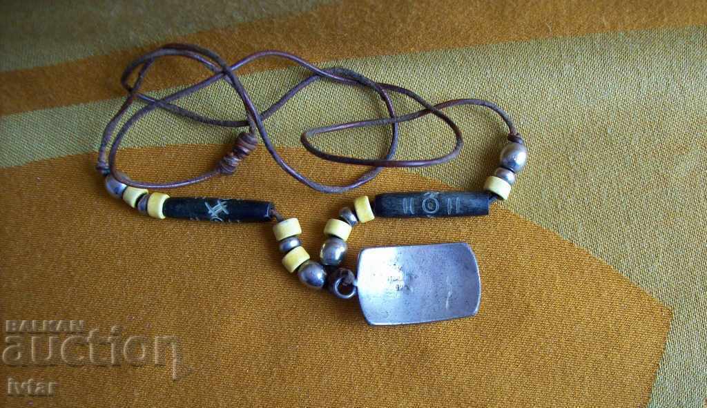 Auction Silver necklace, string Auction Silver necklace, string