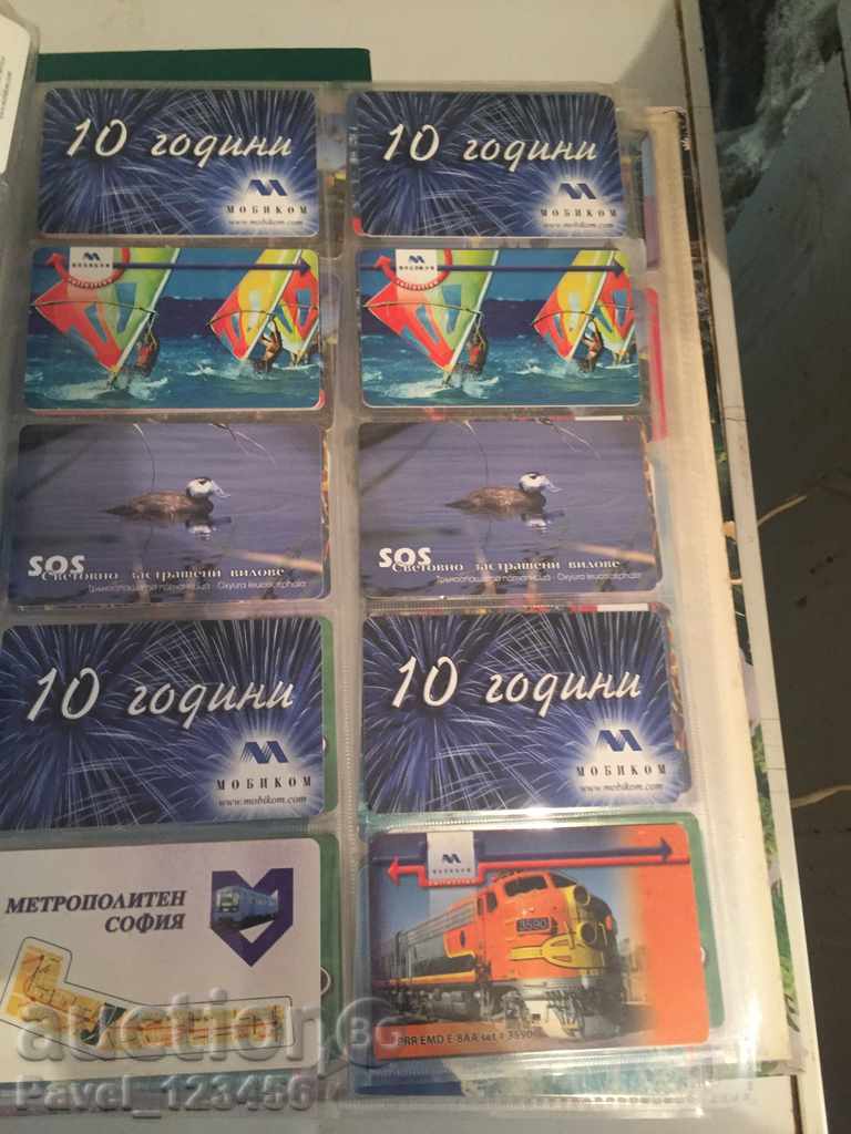 Auction collection cards Auction collection cards