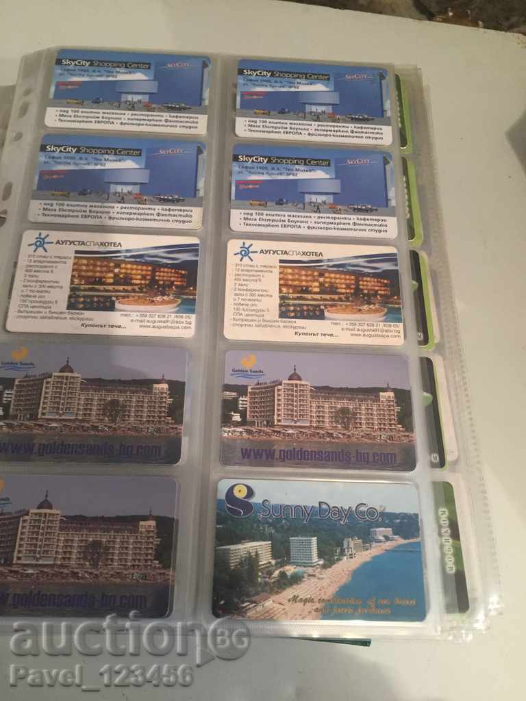 Auction collection cards Auction collection cards