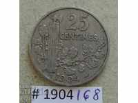 25 centimeters 1904 -France
