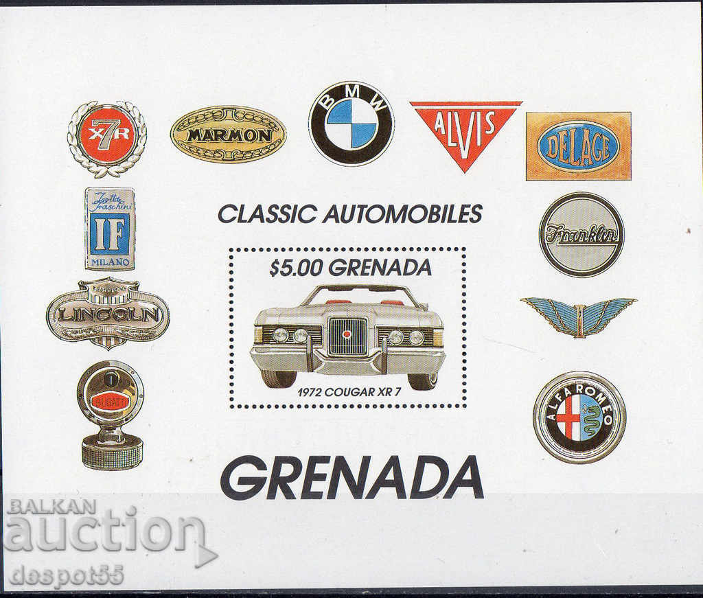 1983. Γρενάδα. 75 χρόνια του μοντέλου "Τ" - Ford. Αποκλεισμός.