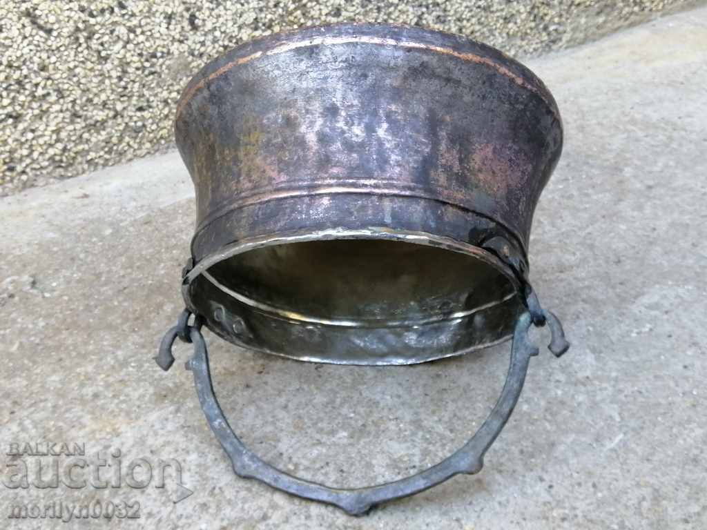 Old boiler copper pot baker coin - 5 Old boiler copper pot baker coin - 5