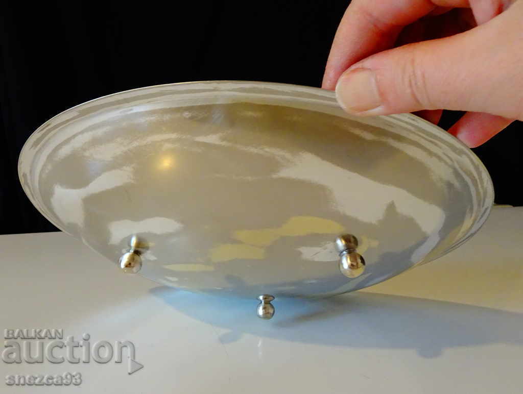 Auction Antique silver-plated brass fruit bowl 25 cm. Auction Antique silver-plated brass fruit bowl 25 cm.