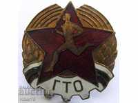 enamel badge with number