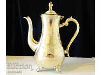 English jug, nickel silver 1 liter.