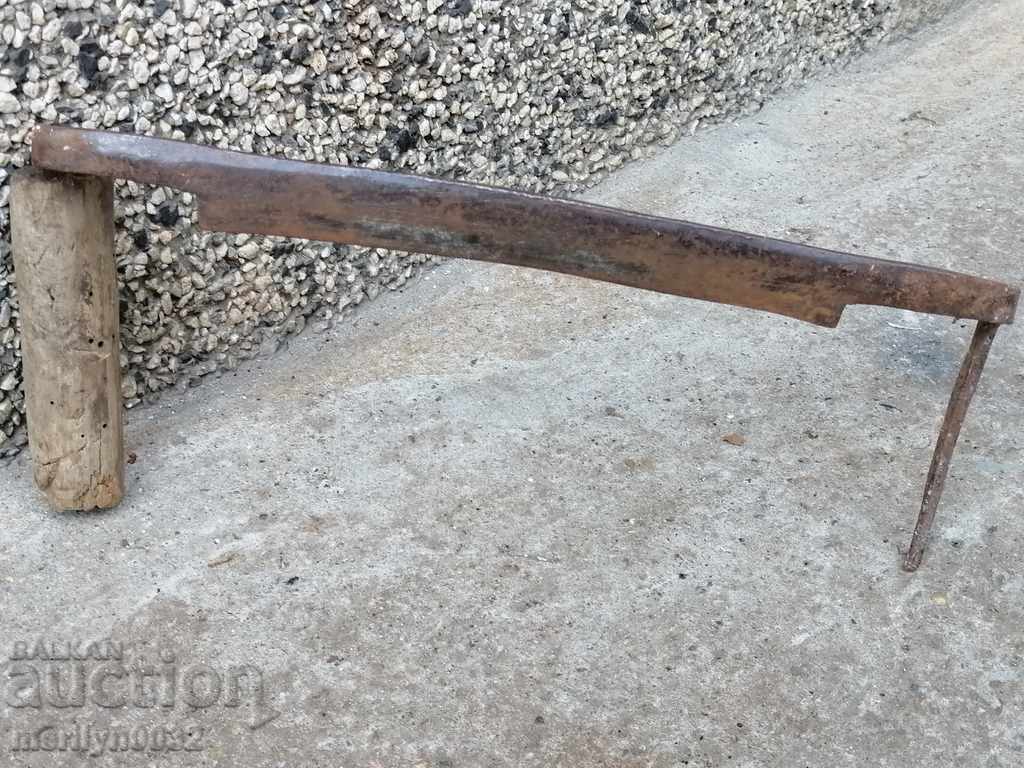Old rusty wrought iron tool with price 27.00 BGN | € 13.80 Old rusty wrought iron tool with price 27.00 BGN | € 13.80