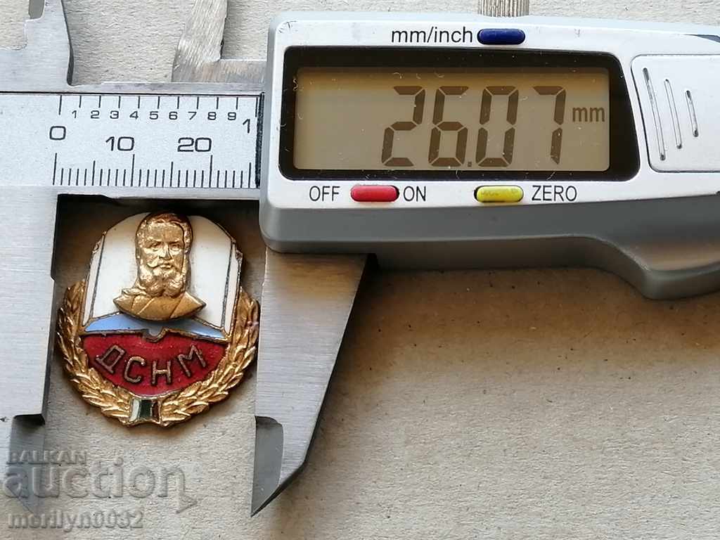 Auction  Breastplate DSNM Medal Badge