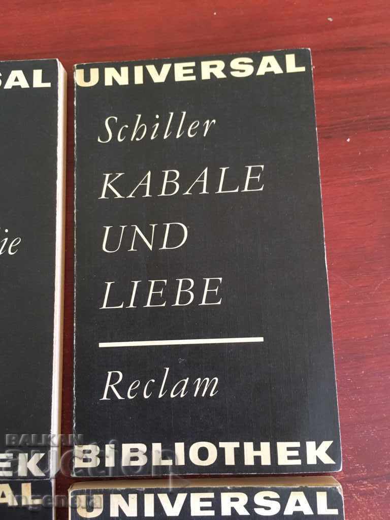 Licitație CARTE GOETHE, SCHILLER, HEINE ȘI BRECHT ÎN GERMANĂ-4 BUC