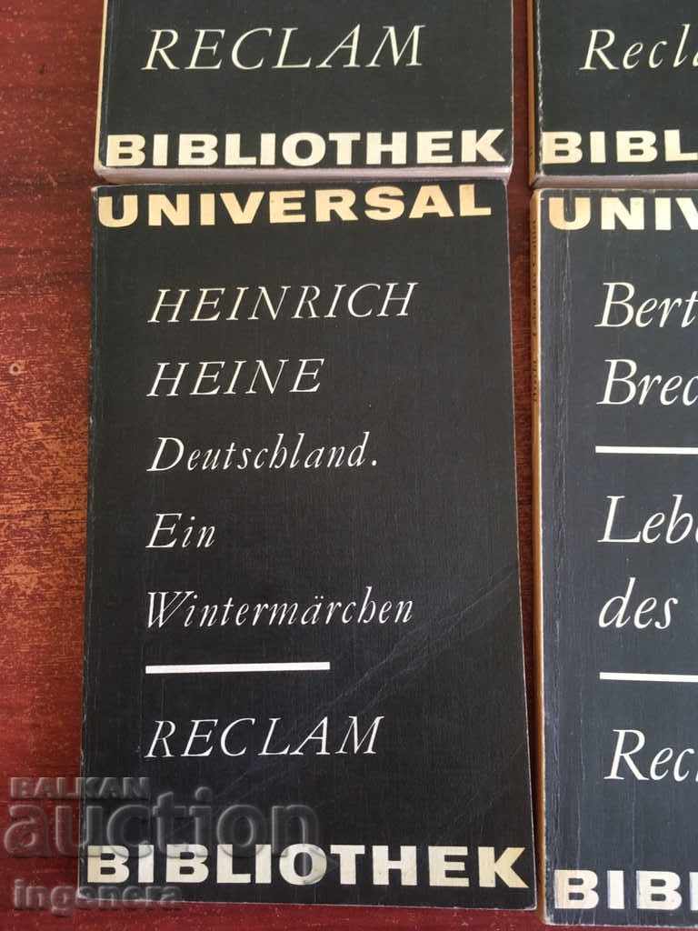 GOETE'S BOOK, SHILLER, HAYNE AND BREKHT IN GERMAN-4 BR - 5 GOETE'S BOOK, SHILLER, HAYNE AND BREKHT IN GERMAN-4 BR - 5