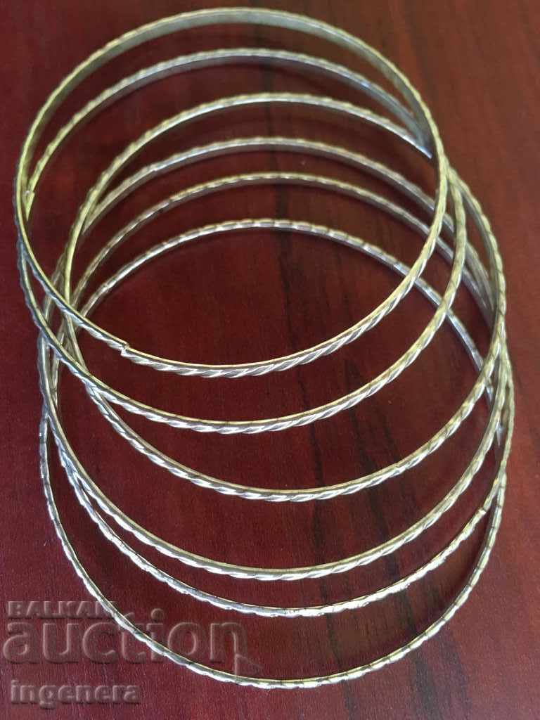 Auction Bracelet METAL-6 NO Auction Bracelet METAL-6 NO