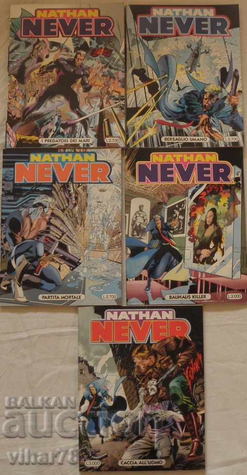 5 броя колекционерски списание/комикс NEVER от 51 до55 брой