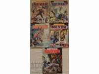 5 броя колекционерски списание/комикс NEVER от 51 до55 брой