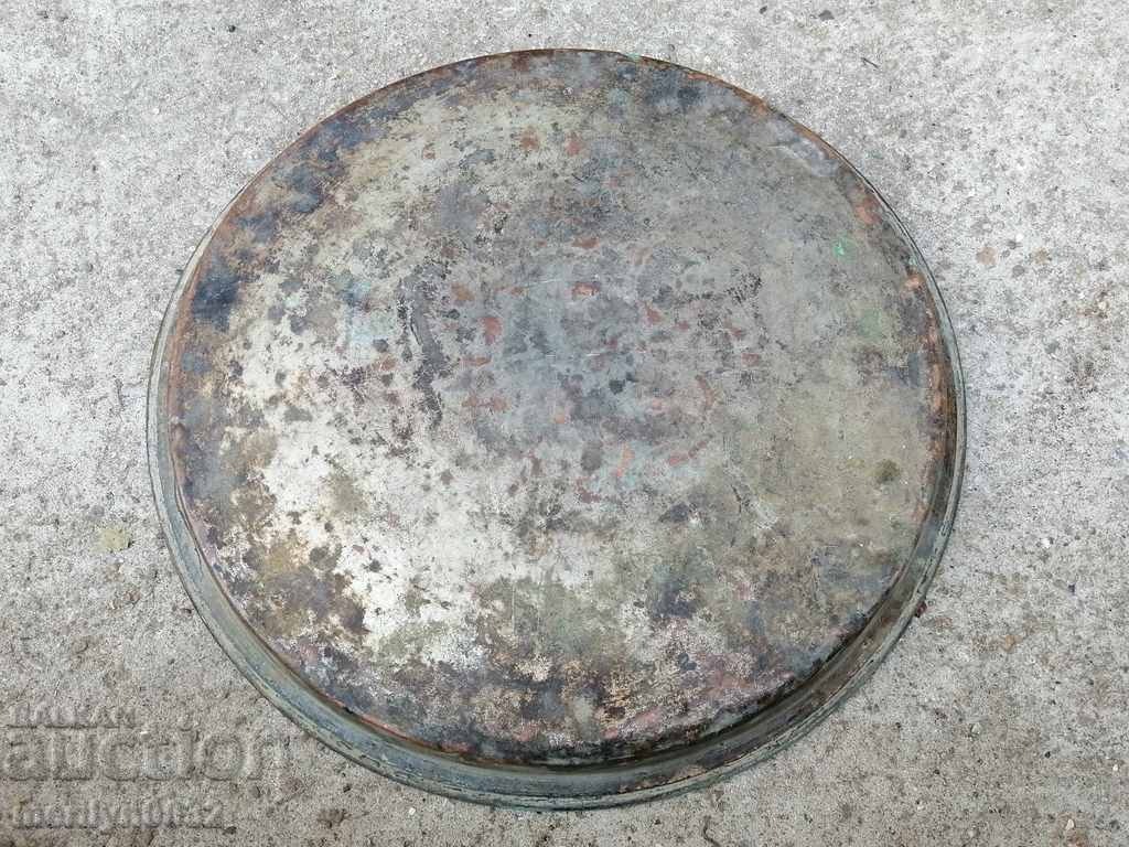 Copper vessel, tray, copper, blue - 6 Copper vessel, tray, copper, blue - 6